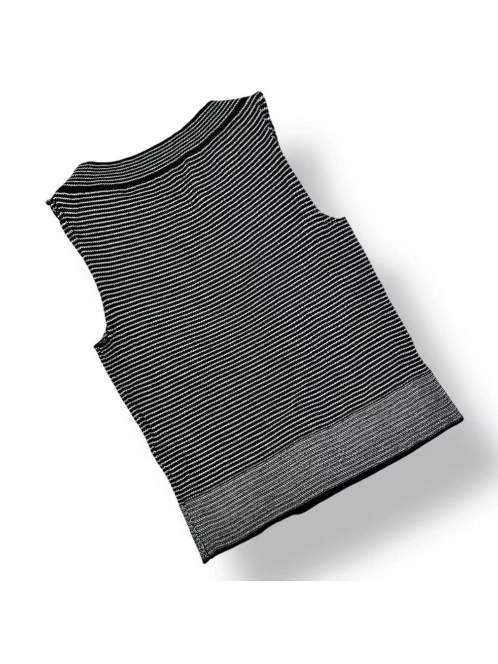 Louis Vuitton Vest Logo Sleeveless Knit Black - Picture 2 of 6